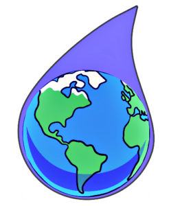 green miyagi earth teardrop logo